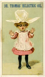 Dr. Thomas Eclectric Oil [handelskaart], c.1880-1910